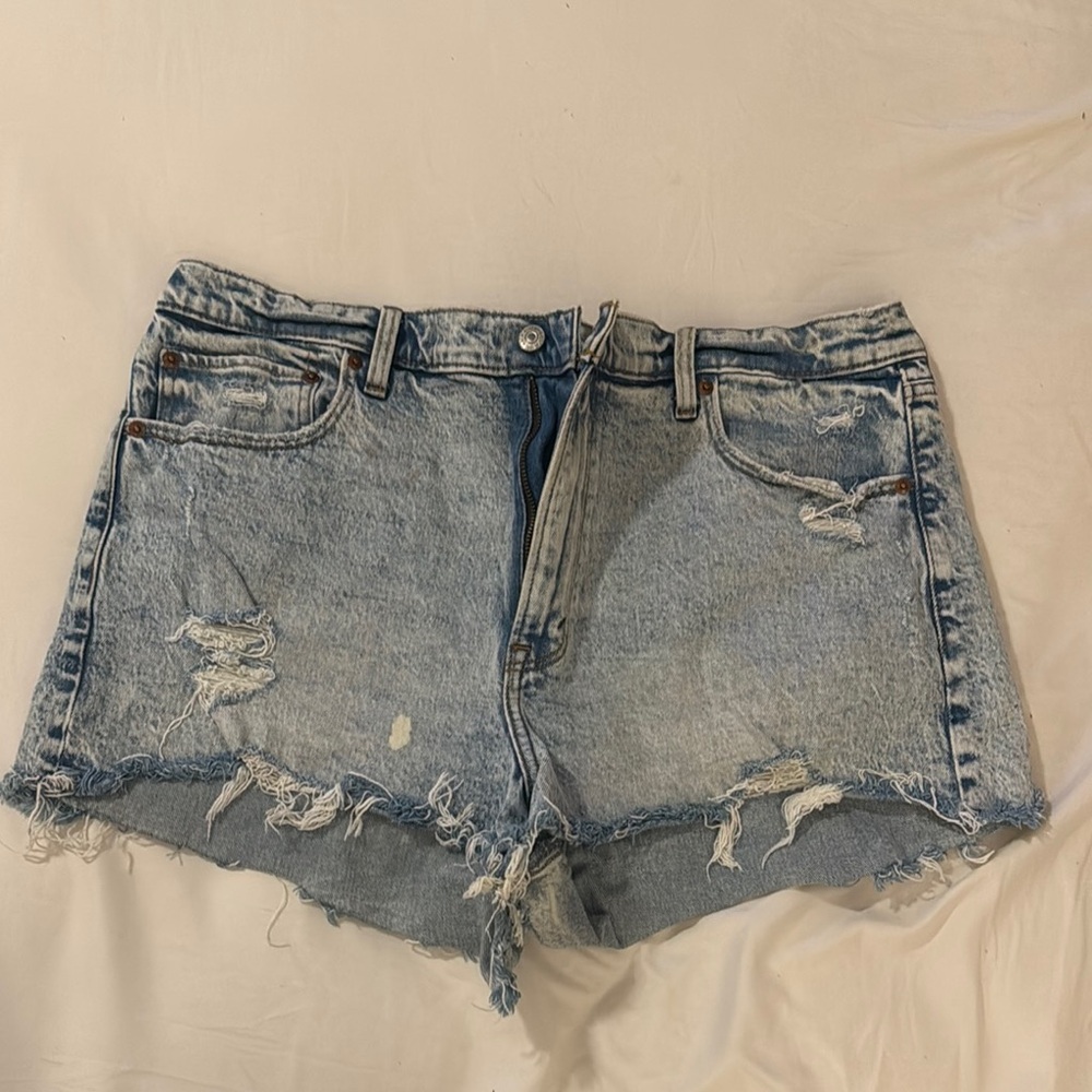Distressed Denim Women's Shorts